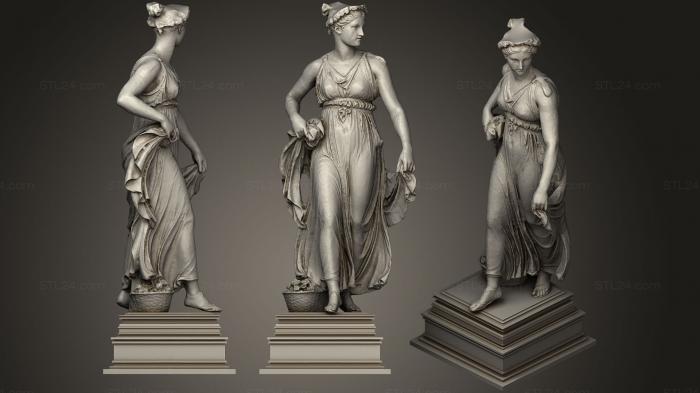 Статуи античные и исторические (Статуя 97, STKA_1548) 3D модель для ЧПУ станка
